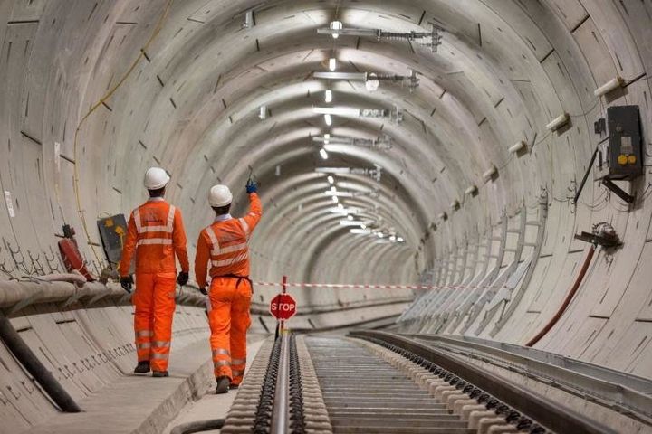 The Crossrail project was delayed by nine months over the summer 