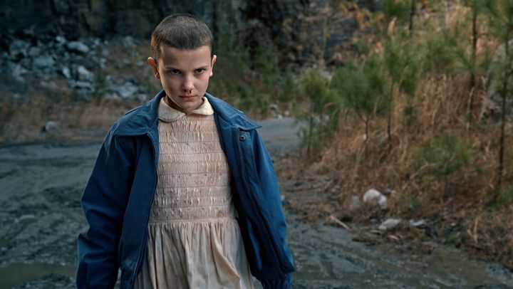 Millie in the first series of Stranger Things