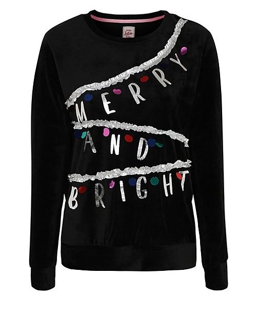 Deck the halls (and yourself) with this black velour number. Cosy and christmassy.George at ASDA, &pound;14