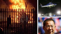 Συντριβή του ελικοπτέρου που επέβαινε ο δισεκατομμυριούχος ιδιοκτήτης της Λέστερ