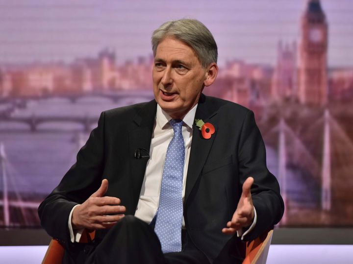 Philip Hammond is due to deliver his autumn budget on Monday 