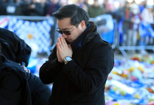 Aiyawatt Srivaddhanaprabha son of Leicester Chairman, Vichai Srivaddhanaprabha at the King Power stadium