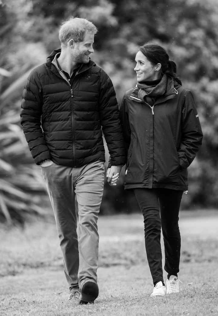 The Duke and Duchess of Sussex visit Abel Tasman National Park, which sits at the north-Eastern tip of the South Island, on Oct. 29, 2018 in Wellington, New Zealand. 