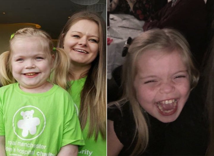 Ella Chadwick with her mum. 