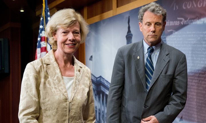 Sens. Tammy Baldwin (D-Wis.) and Sherrod Brown (D-Ohio) seem likely to hang on to their seats after Tuesday.