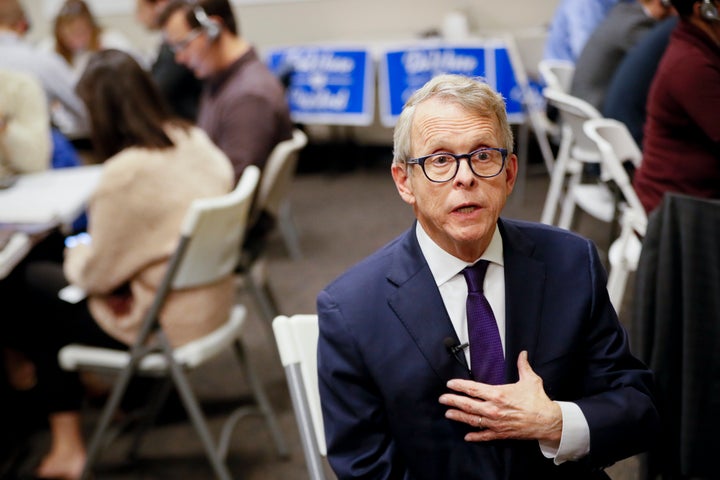 Republican Mike DeWine keeps the Ohio governor's office in Republican control.