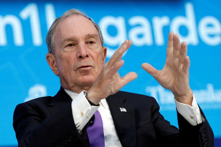 Former New York Mayor Michael Bloomberg has accused the president of "inciting" hate instead of promoting unity.