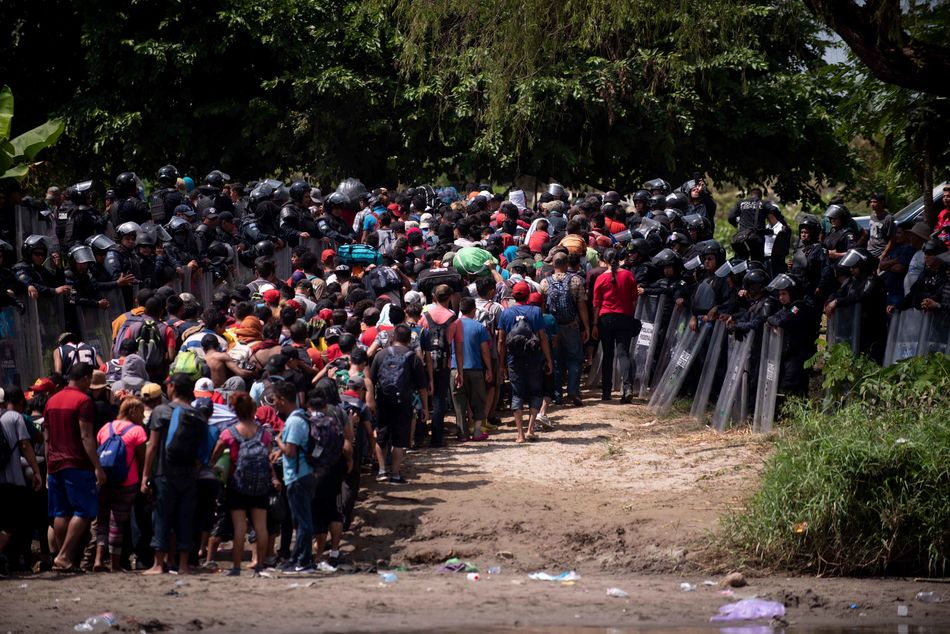 APTOPIX Central America Migrant Caravan