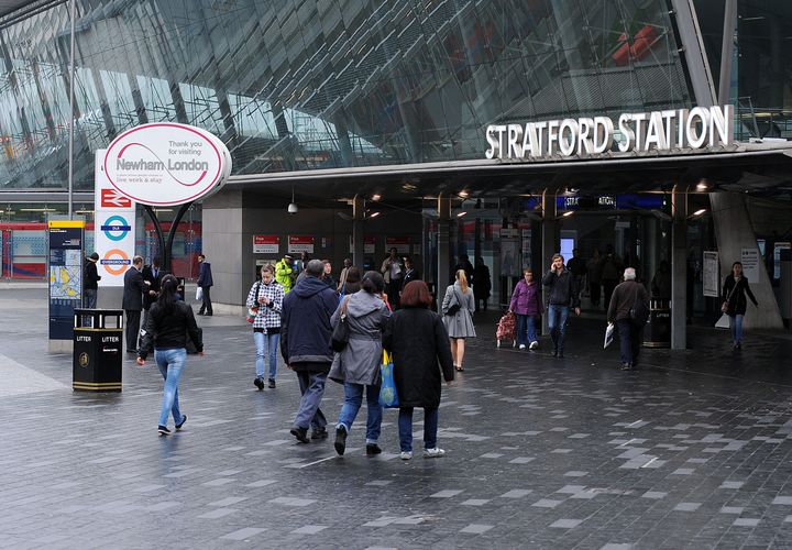 The attack took place on Tuesday morning at Stratford Station 