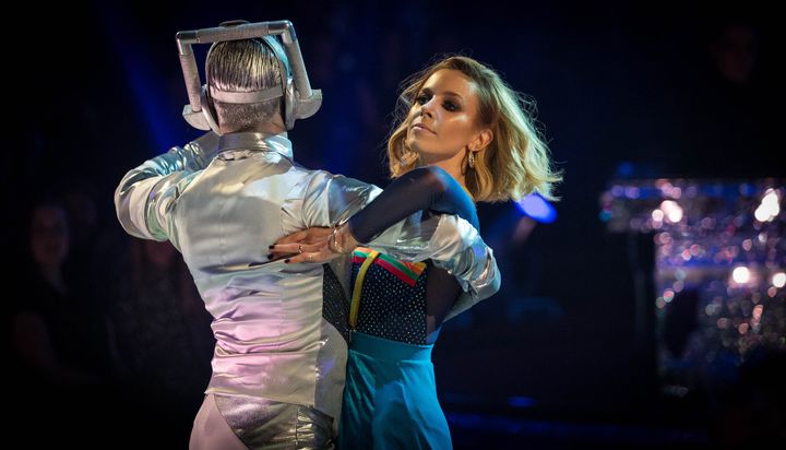Stacey performed a 'Doctor Who'-inspired routine last weekend