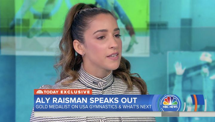 Olympian Aly Raisman spoke about USA Gymnastics and the Larry Nassar sexual abuse scandal on the "Today" show on Tuesday morning.