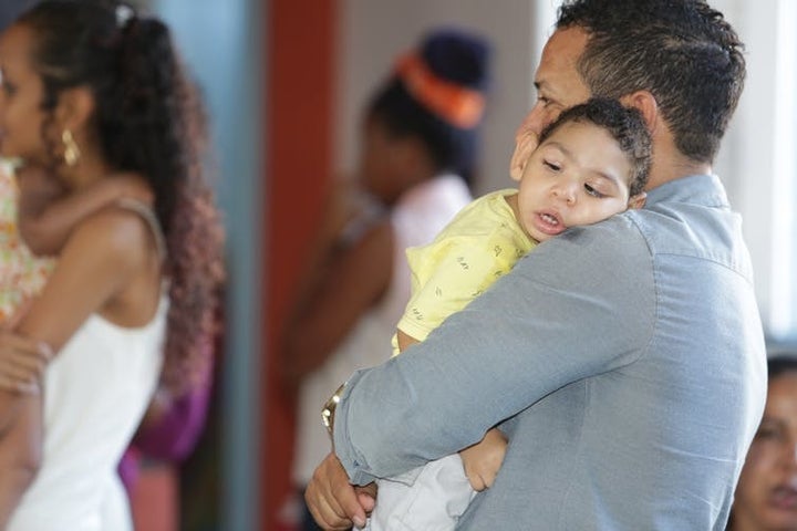 Child with microcephaly is seen in a clinic that cares for people affected by congenital Zika syndrome. <a rel="nofollow" hre