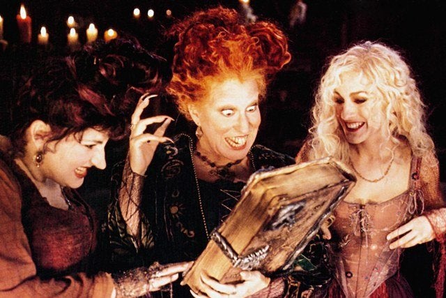 Kathy Najimy, Bette Midler and Sarah Jessica Parker in "Hocus Pocus."