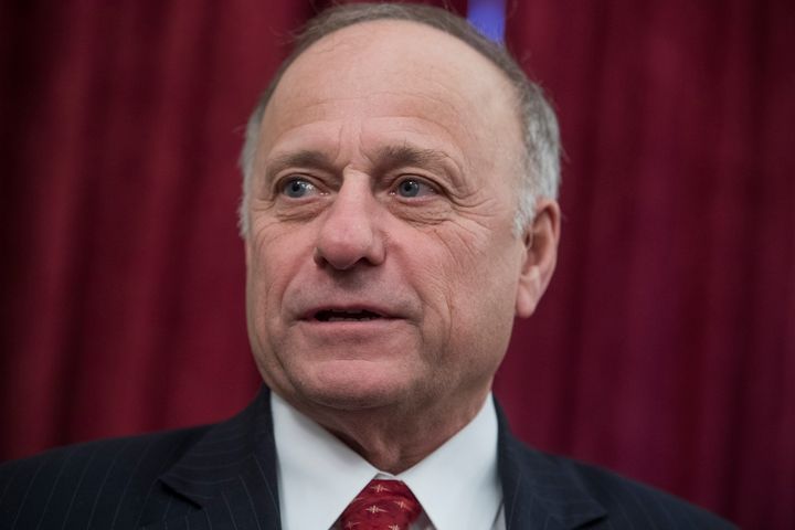 A recent poll placed Rep. Steve King (above) and his Democratic opponent, J.D. Scholten, in a dead heat, signaling a shift in a district Donald Trump carried handily in 2016. 