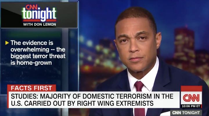 CNN anchor Don Lemon on a Wednesday evening segment of CNN Live.