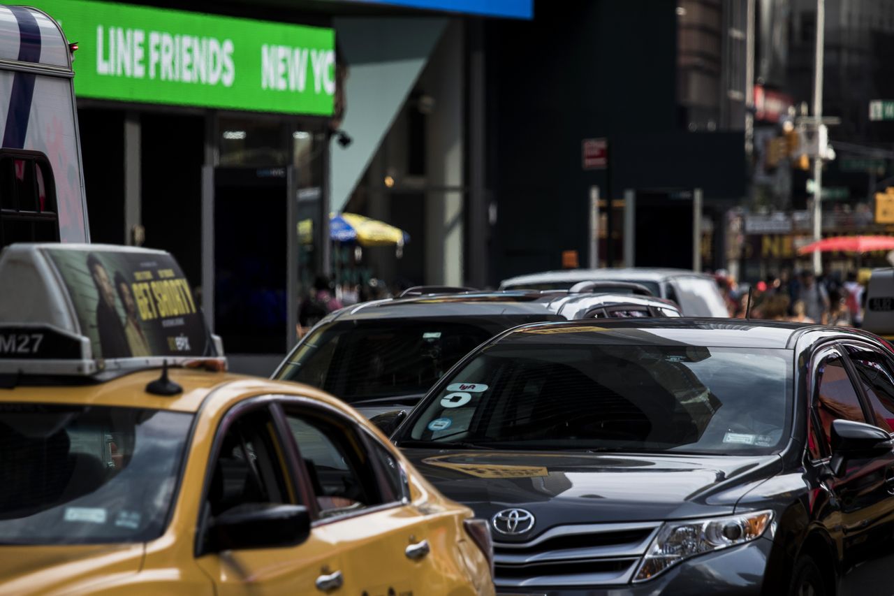 Lawmakers in New York City recently imposed a cap on ride-hailing vehicles.