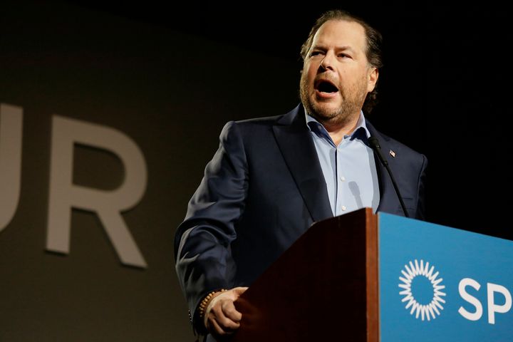 Salesforce CEO Marc Benioff led the push for passing Proposition C in the tech community.