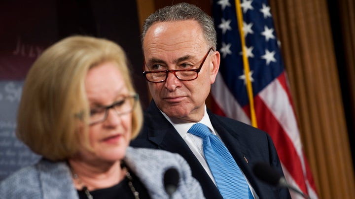 Democratic Sens. Claire McCaskill (Mo.) and Chuck Schumer (N.Y.).