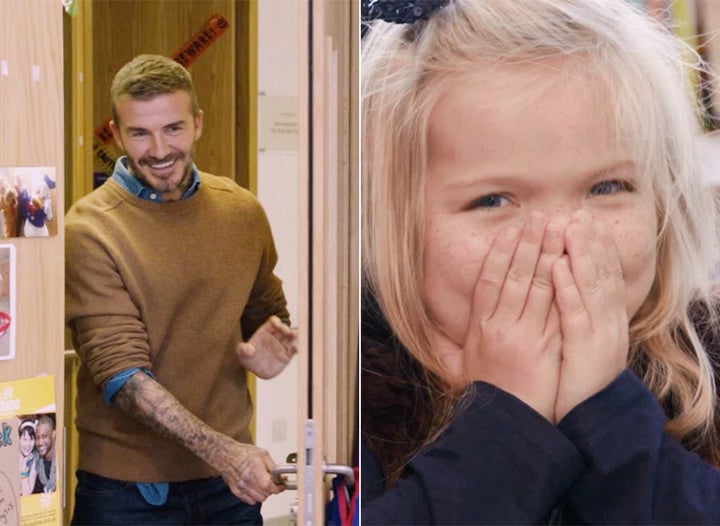 David Beckham meets Ella Chadwick.