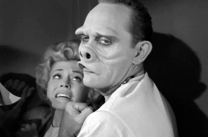 The nurse's pig snout prosthetic from "The Twilight Zone" could be yours.