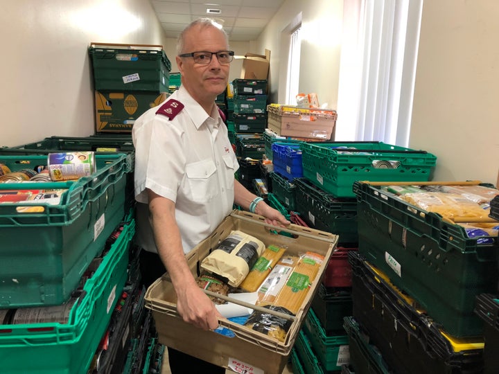 Major Alex Cadogan, leader of the Salvation Army, Preston, says Universal Credit is 'a machine pushing people into poverty'