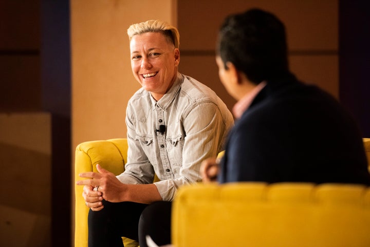 Soccer star Abby Wambach chats about parenting at HuffPost's How To Raise A Kid conference with editor-in-chief Lydia Polgreen.