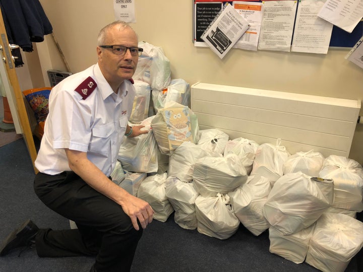 Major Alex Cadogan, local leader of the Salvation Army.