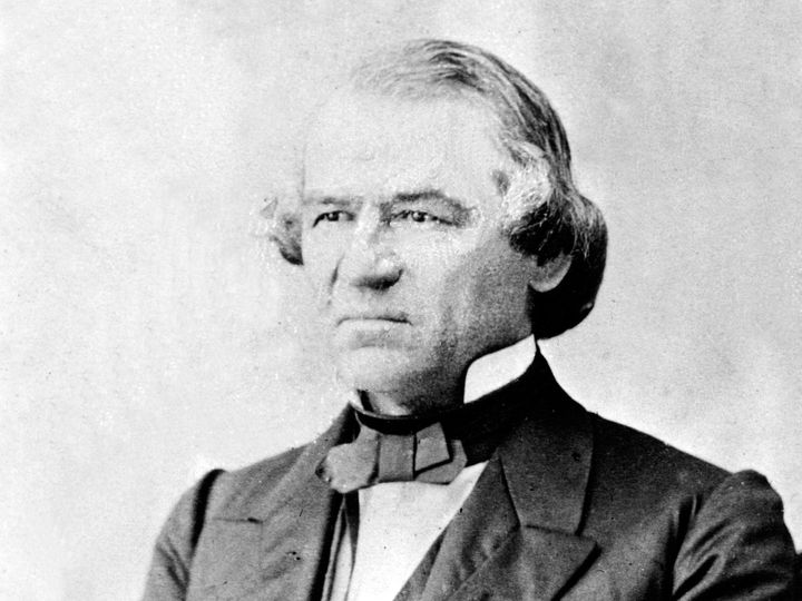 Andrew Johnson, the 17th President of the United States, was a white supremacist drunk who called for the execution of his political enemies.