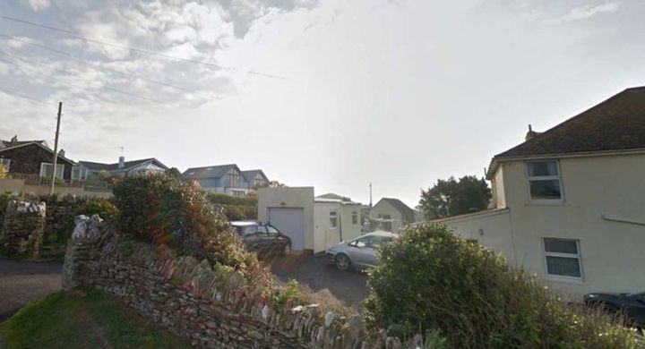 The incident occurred at a house in Bigbury-on-Sea, Devon.