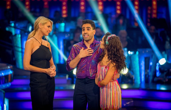 Dr Ranj talks to presenter Tess Daly