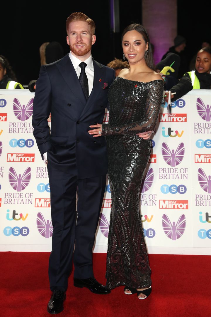 Neil and Katya at the Pride Of Britain awards last week