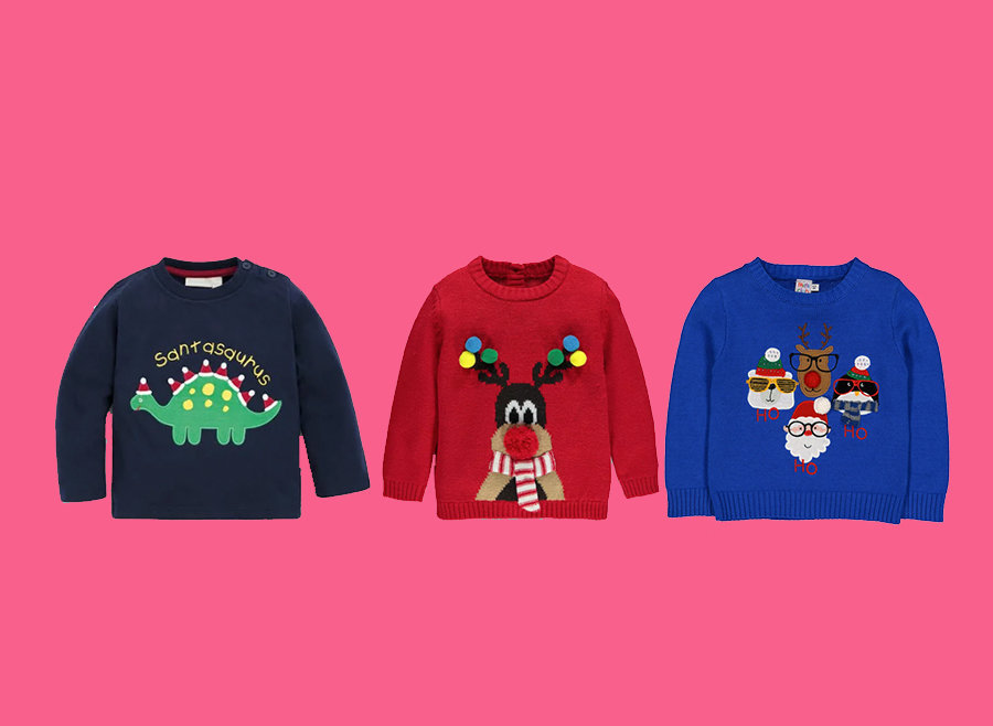 Kids Little Pudding Childrens Christmas Jumper Ages 2-12 Years 