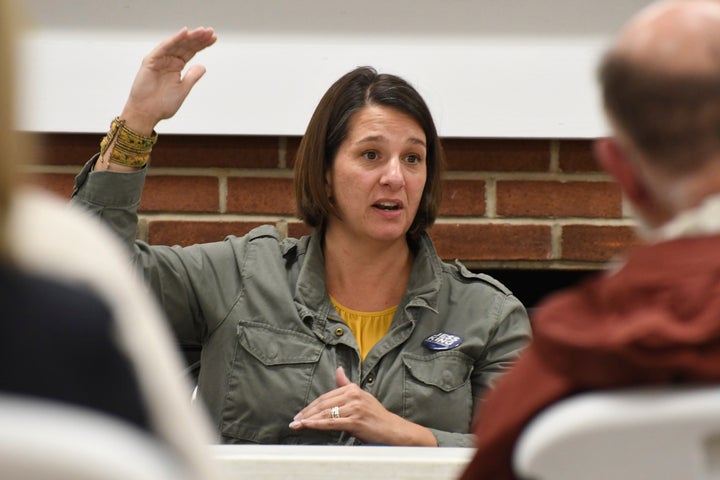 Democrat Jess King is running in Pennsylvania's 11th congressional district on a platform that includes expanding Social Secu