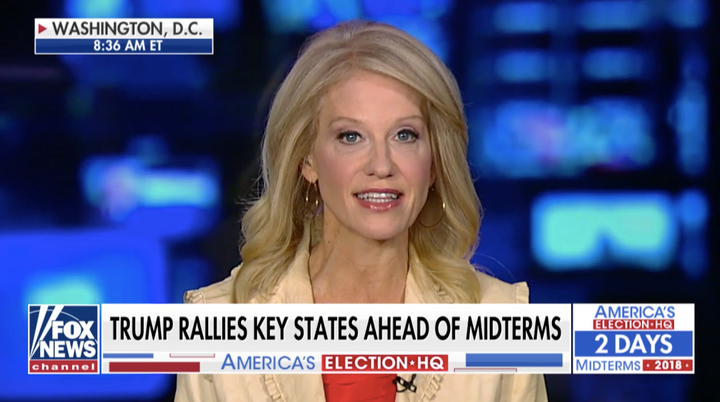 Kellyanne Conway on a segment of "Fox & Friends" on Sunday.