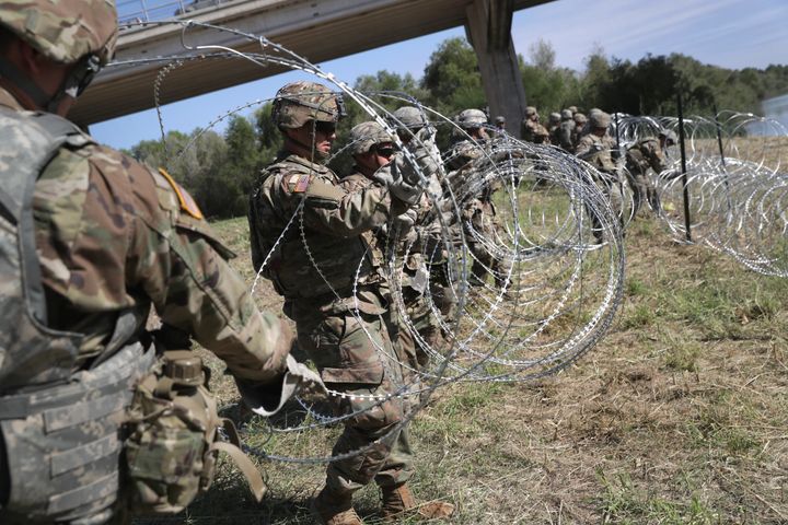 President Donald Trump has ordered more than 5,000 additional troops deployed to the southwestern border of the U.S.