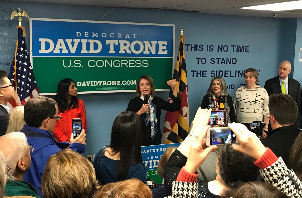 "This is the most important election of our time," Pelosi told attendees at a campaign event for Maryland congressional candidate David Trone in October. "We say that every election. But this time we mean it."