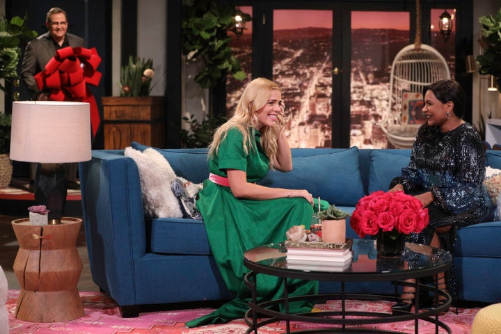 Busy Philipps and Mindy Kaling on the premiere episode of "Busy Tonight."