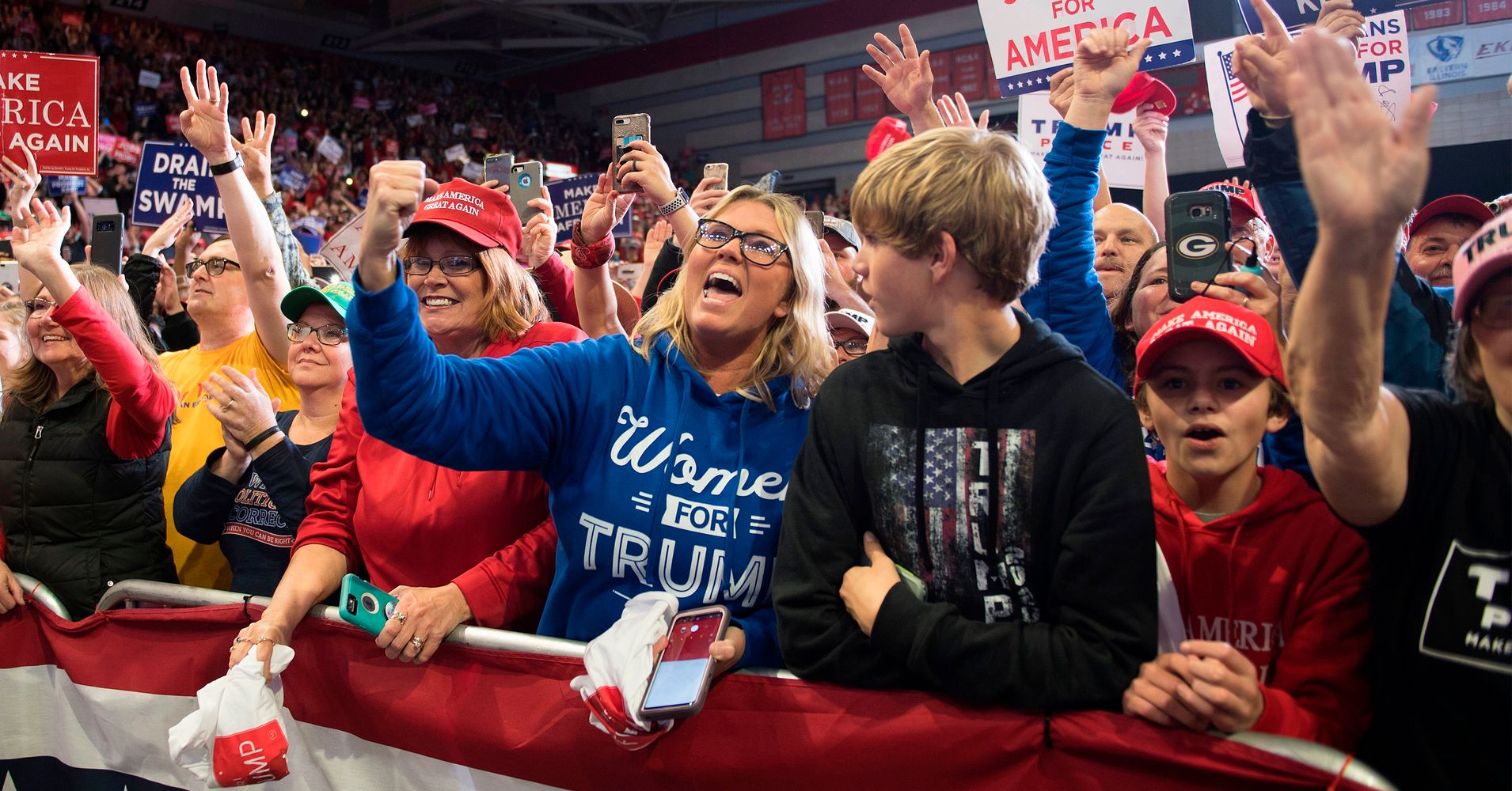 Confused Trump Fans Chanting '4 More Years' Forget It's Only 2018 ...