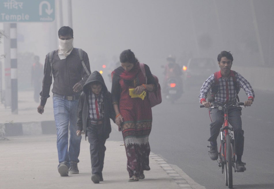 Severe Air Pollution In Delhi NCR