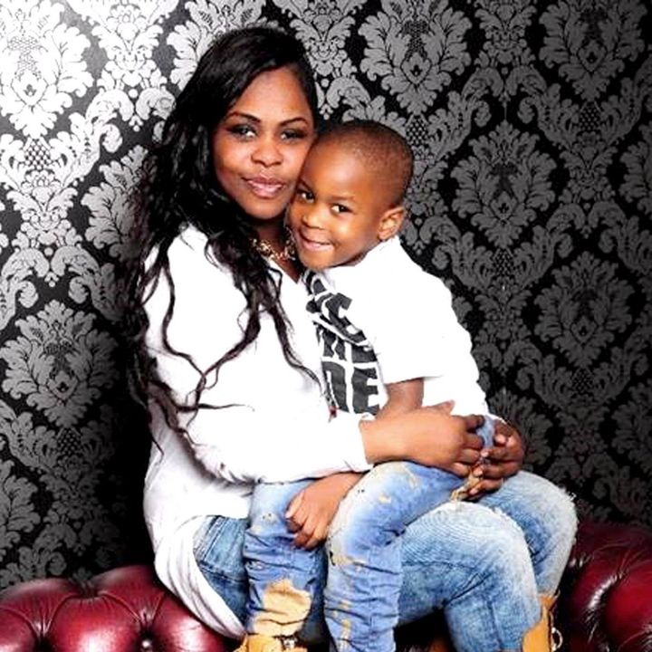 Simonne Kerr and her young son Kavele, who died from complications of sickle cell disease in 2015