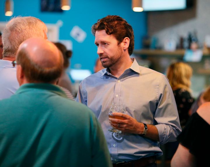 Democrat Joe Cunningham, seen here in July, on Tuesday defeated Republican Katie Arrington in South Carolina's 1st Congressional District.