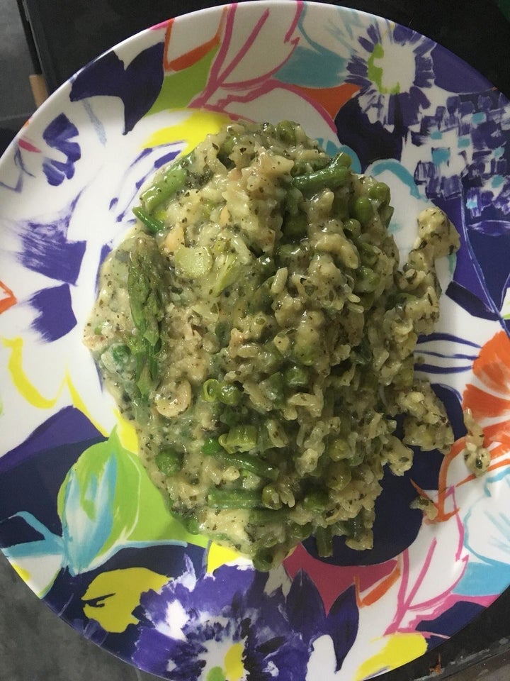 Super green risotto