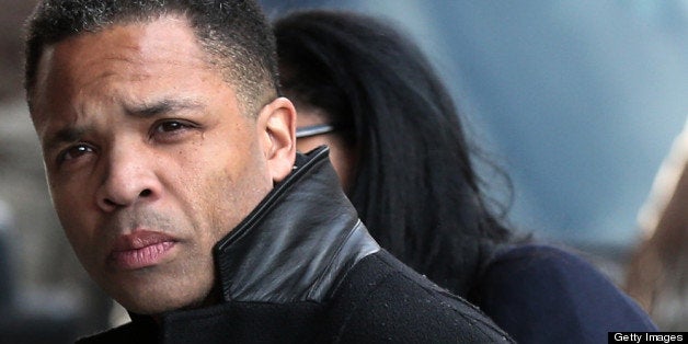 WASHINGTON, DC - FEBRUARY 20: Former Rep. Jesse Jackson Jr. enters U.S. District Court February 20, 2013 in Washington, DC. Jackson and his wife, Sandi Jackson, are expected to plead guilty to federal charges after being accused of spending more than $750,000 in campaign funds to purchase luxury items, memorabilia and other goods. (Photo by Win McNamee/Getty Images)