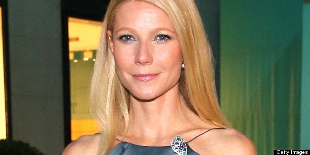 NEW YORK, NY - APRIL 18: Actress Gwyneth Paltrow is wearing Diamonds from the Tiffany & Co. 2013 Blue Book Collection at the