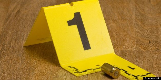 evidence marker with bullet...