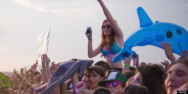 CHICAGO, IL - JULY 07: General view of crowds and atmosphere during the 2013 Wavefront Music Festival at Montrose Beach on July 7, 2013 in Chicago, Illinois. (Photo by Daniel Boczarski/Getty Images)