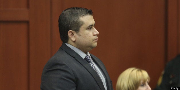 SANFORD, FL - JULY 10: George Zimmerman stands to identify himself Olivia Bertalan as she testifies on behalf of the defense