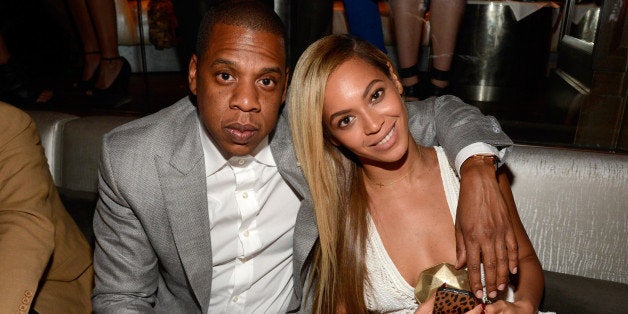 NEW YORK, NY - JUNE 17: (Exclusive Coverage) Jay-Z and Beyonce attend The 40/40 Club 10 Year Anniversary Party at 40 / 40 Club on June 17, 2013 in New York City. (Photo by Kevin Mazur/WireImage)