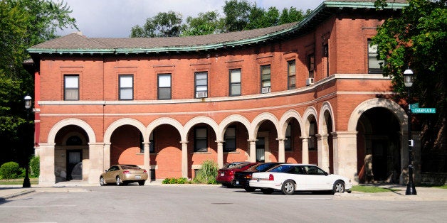 Residence building in the Pullman neighborhood, Chicago, Illinois, USA