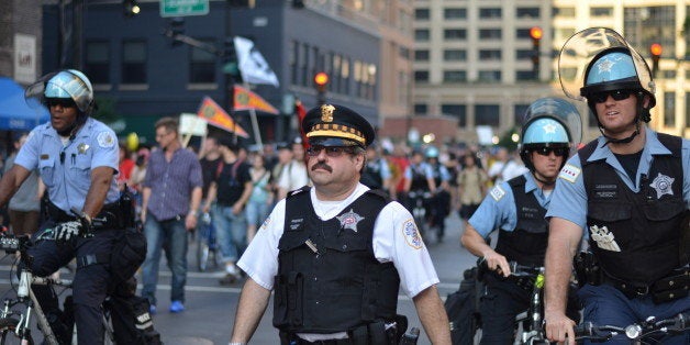 Chicago Police Lieutenant Leo Panepinto (Center)Lieutenant Panepinto makes $115644.00 per yearChicago Police Officer Stefleton 666 (Center Right)Chicago Police Officer Casasanto (Right)001 First Central District Badge 3443Occupy Chicago 2012 Anti-NATO Protest March<a href="http://occupychi.org/" role="link" class=" js-entry-link cet-external-link" data-vars-item-name="occupychi.org/" data-vars-item-type="text" data-vars-unit-name="5be21eb2e4b0aeaf24c637da" data-vars-unit-type="buzz_body" data-vars-target-content-id="http://occupychi.org/" data-vars-target-content-type="url" data-vars-type="web_external_link" data-vars-subunit-name="article_body" data-vars-subunit-type="component" data-vars-position-in-subunit="0">occupychi.org/</a>The Chicago summit was originally planned as an "implementation summit" to follow up the 2010 summit in Lisbon. However, the group is now likely to discuss the impact of recent events, such as the Arab Spring, Libyan civil war, global financial crisis, and transition for NATO forces in Afghanistan.<a href="http://en.wikipedia.org/wiki/2012_Chicago_Summit" role="link" class=" js-entry-link cet-external-link" data-vars-item-name="en.wikipedia.org/wiki/2012_Chicago_Summit" data-vars-item-type="text" data-vars-unit-name="5be21eb2e4b0aeaf24c637da" data-vars-unit-type="buzz_body" data-vars-target-content-id="http://en.wikipedia.org/wiki/2012_Chicago_Summit" data-vars-target-content-type="url" data-vars-type="web_external_link" data-vars-subunit-name="article_body" data-vars-subunit-type="component" data-vars-position-in-subunit="1">en.wikipedia.org/wiki/2012_Chicago_Summit</a>Protesters at anti-NATO rally in Chicago and NATO protest march through ChicagoPhoto taken by Michael Kappel at the Nato Summit ProtestView the high resolution image on my photo website<a href="http://pictures.michaelkappel.com/" role="link" class=" js-entry-link cet-external-link" data-vars-item-name="Pictures.MichaelKappel.com" data-vars-item-type="text" data-vars-unit-name="5be21eb2e4b0aeaf24c637da" data-vars-unit-type="buzz_body" data-vars-target-content-id="http://pictures.michaelkappel.com/" data-vars-target-content-type="url" data-vars-type="web_external_link" data-vars-subunit-name="article_body" data-vars-subunit-type="component" data-vars-position-in-subunit="2">Pictures.MichaelKappel.com</a>
